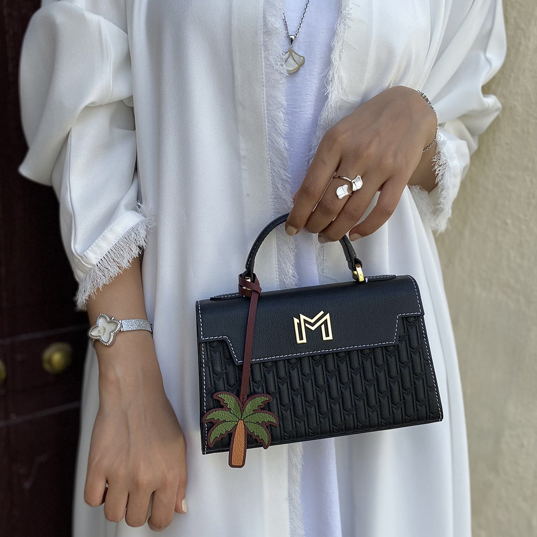 Leather Charm / Palm Tree