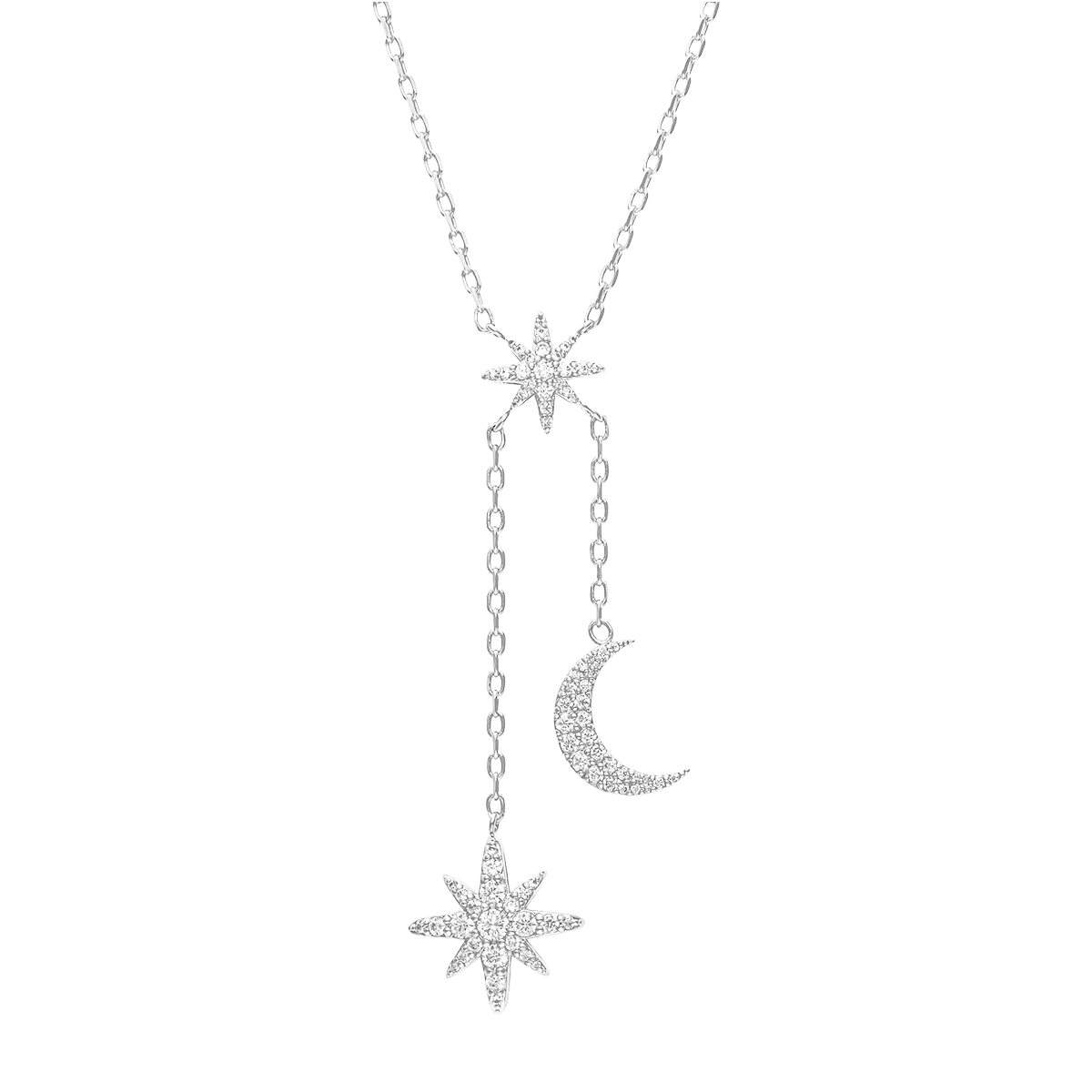 Moonstar / Necklace Silver