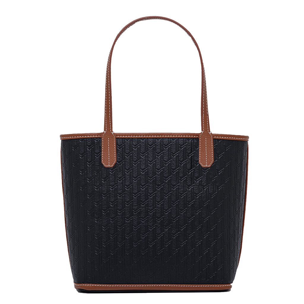 Mini Tote Black Tan