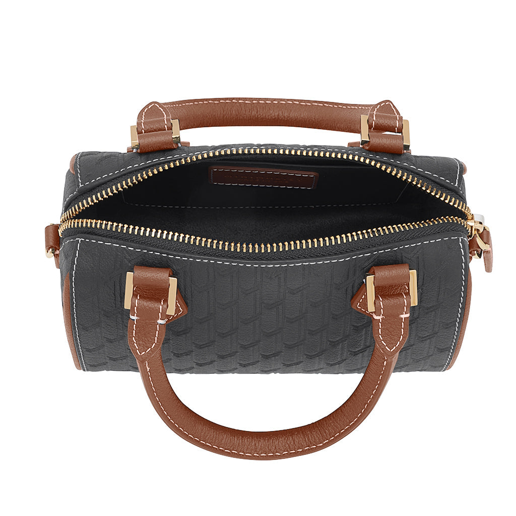 Reem Handbag / Black & Tan