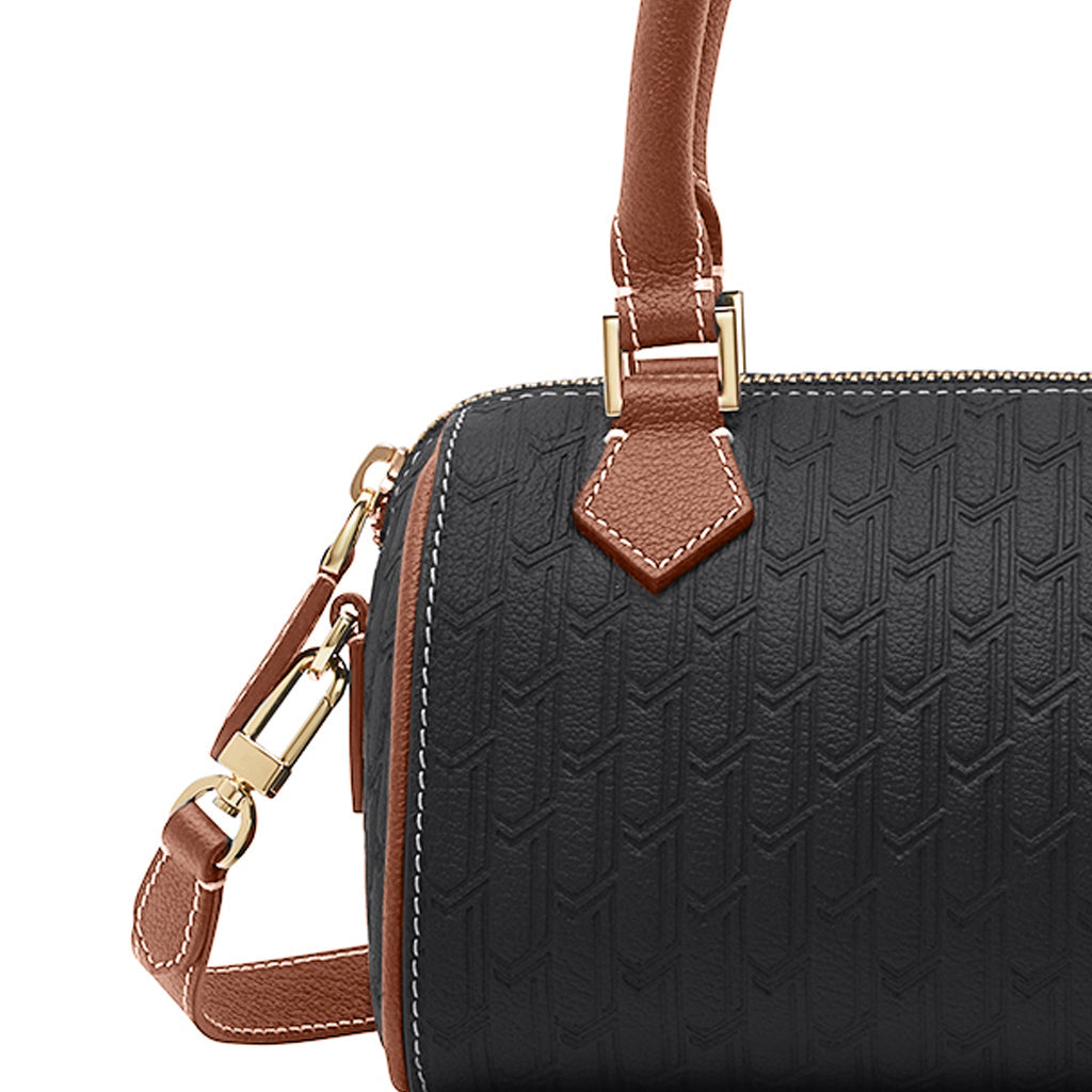 Reem Handbag / Black & Tan