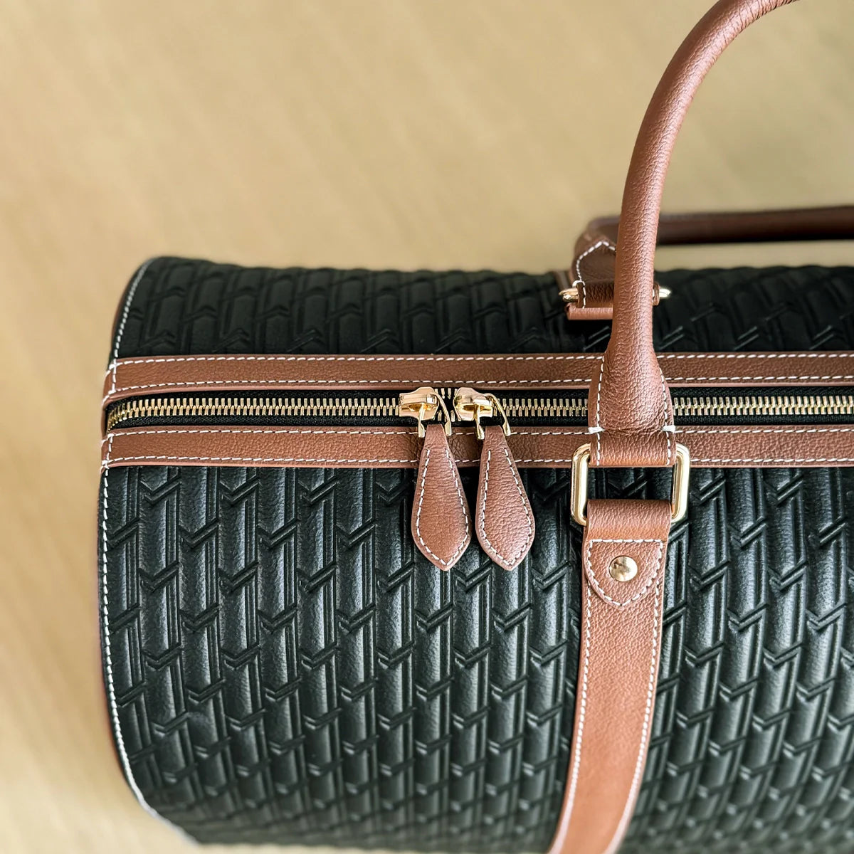 Duffle Bag / Black and Tan