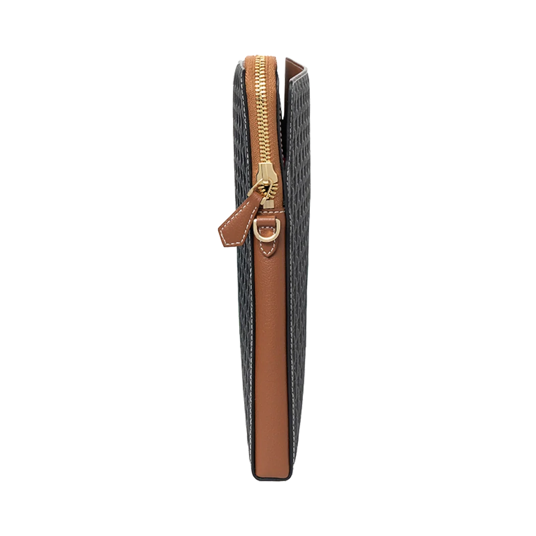 Laptop Sleeve / Black & Tan