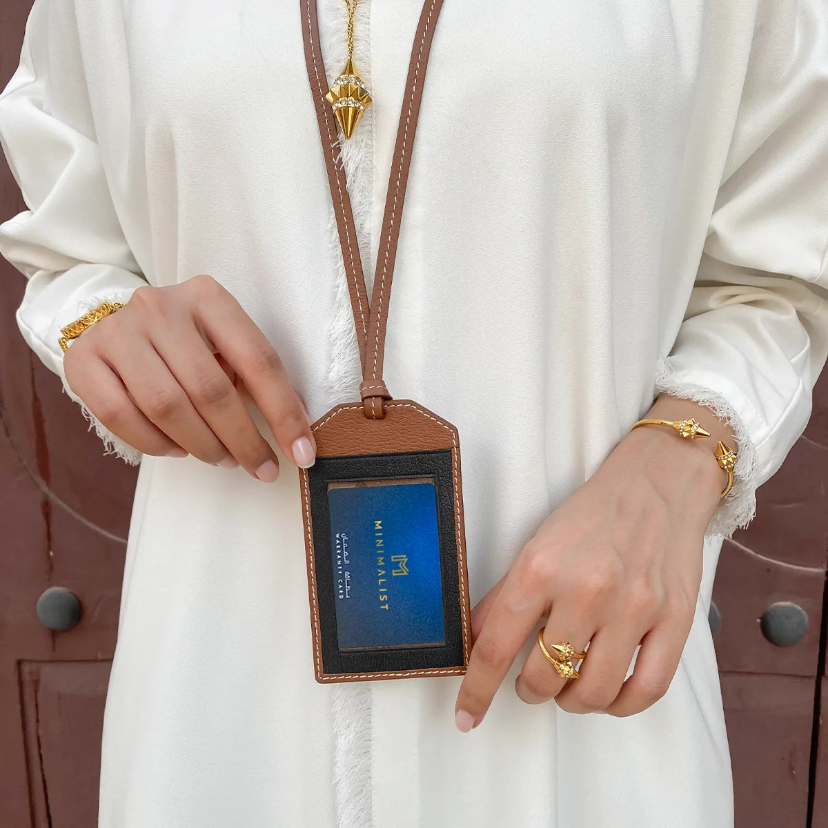 Lanyard / Black & Tan