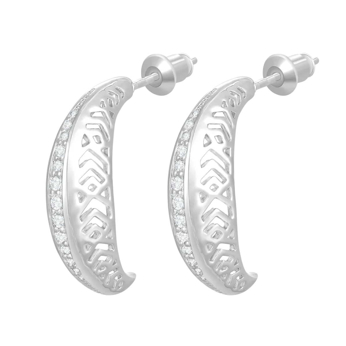 Leaf / Earrings Silver