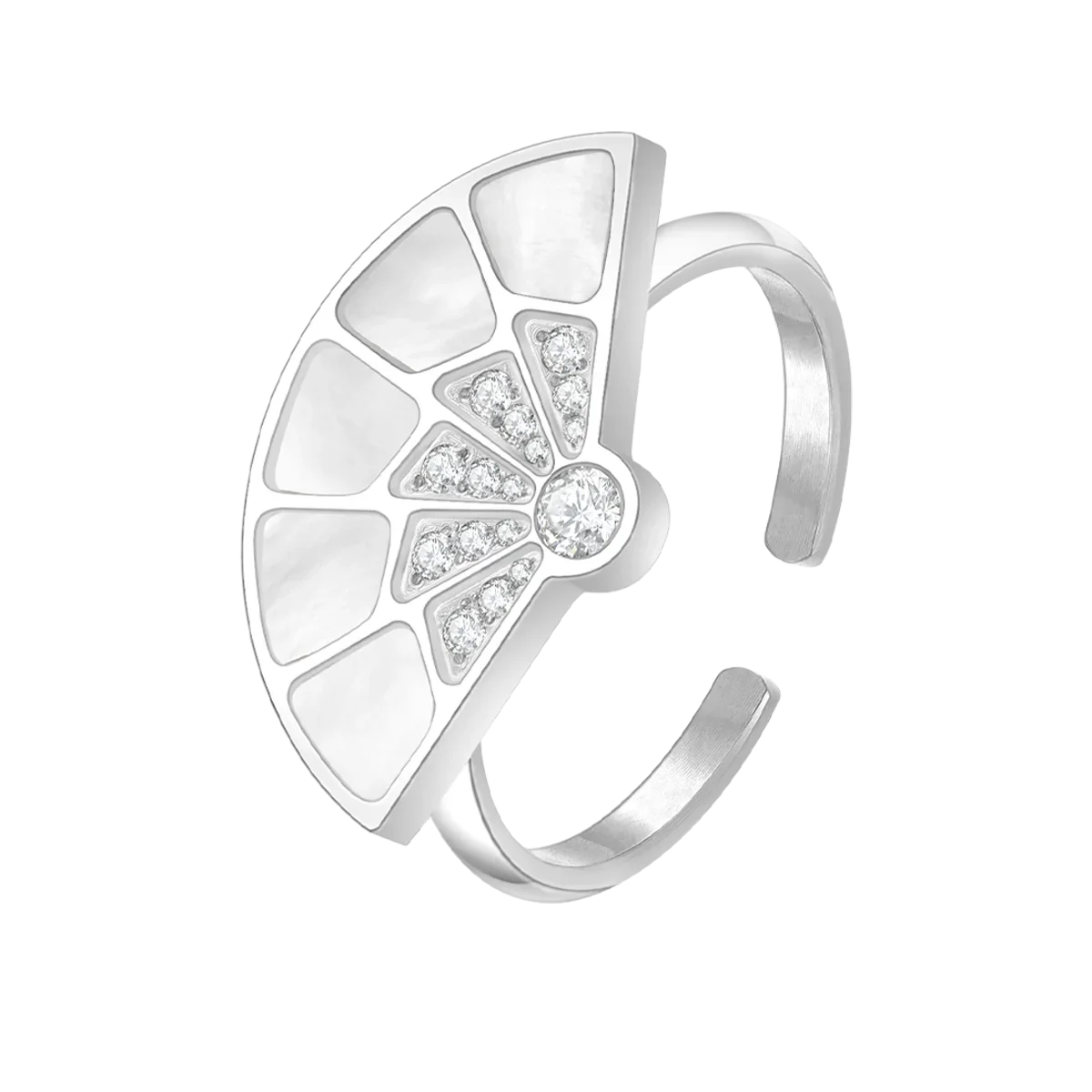 Fan / Ring Silver