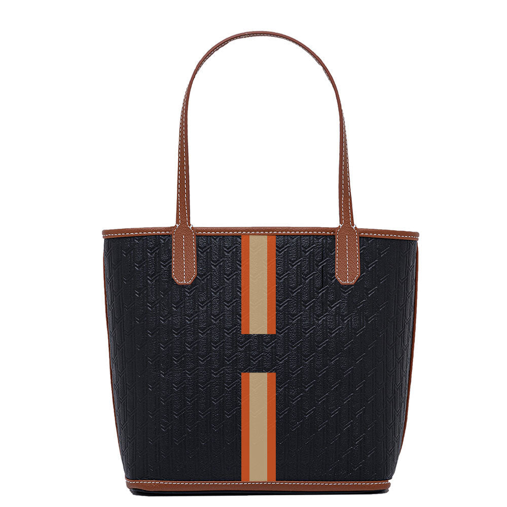 Mini Tote Black Tan