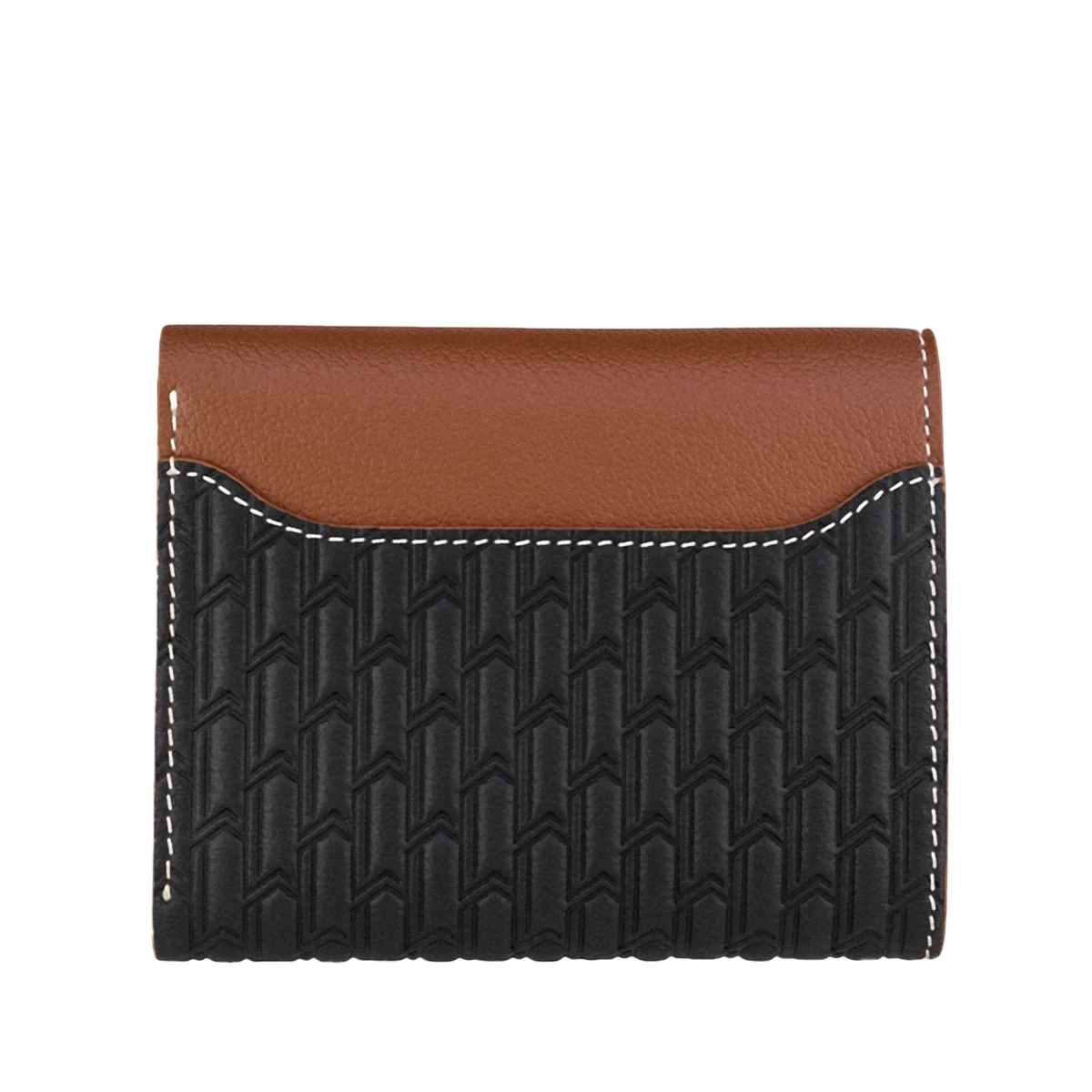 Camel Leather Black & Tan / Silver