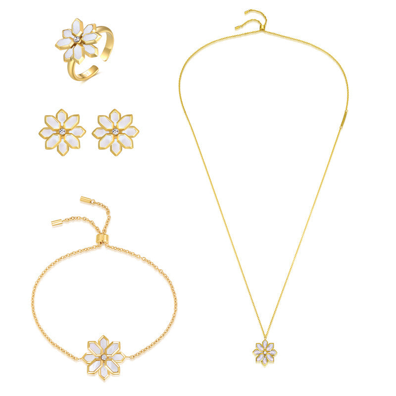 Flower Box / Sara and Lotus Pearl Gold