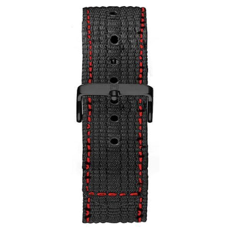 Chrono Strap / Black Red Nylon - MINIMALIST