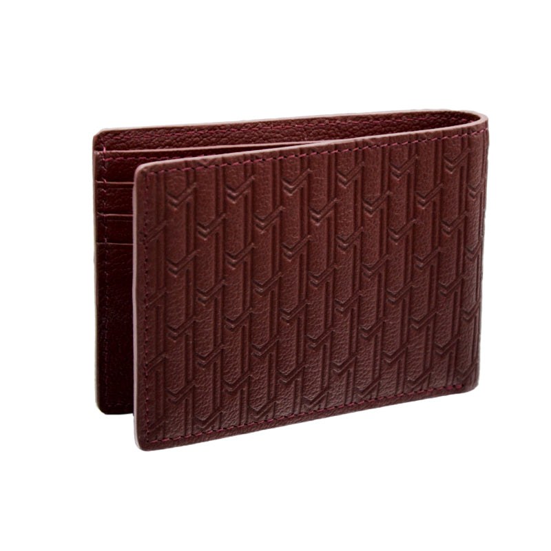 Camel Leather Burgundy / Silver