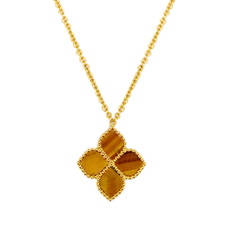 Joory / Necklace Tiger Eye Gold