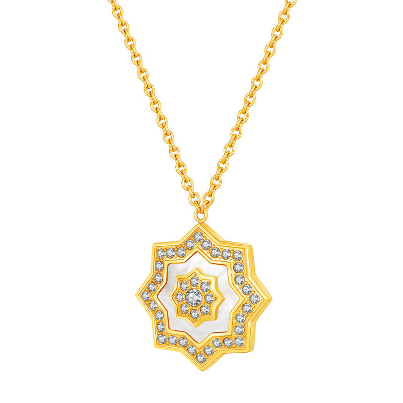 Najm / Necklace Pearl Gold
