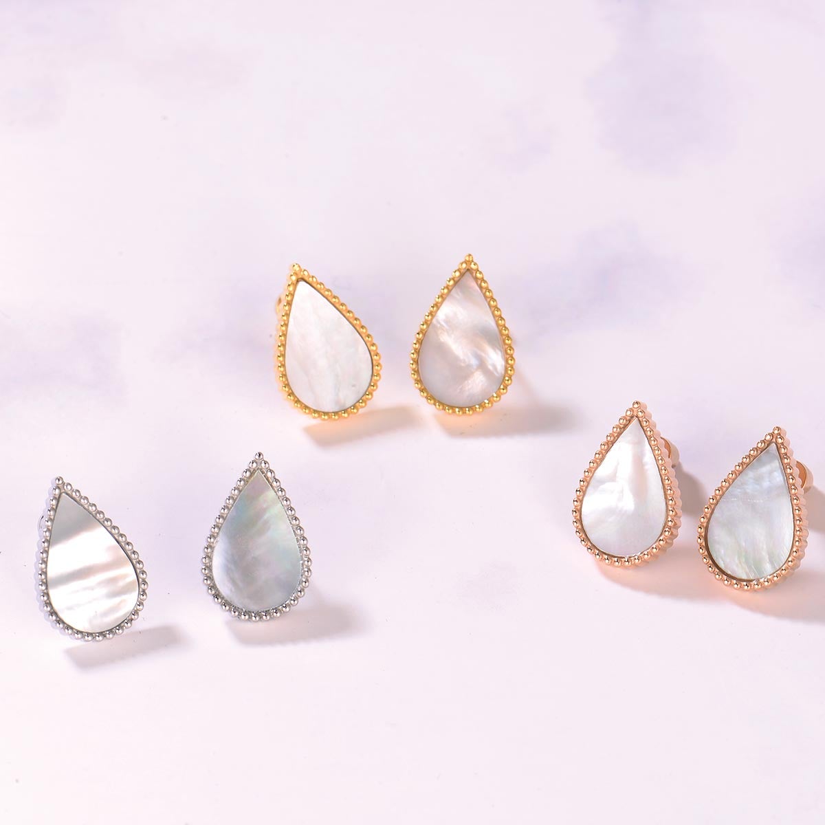 Pearl Drop / Earrings Silver