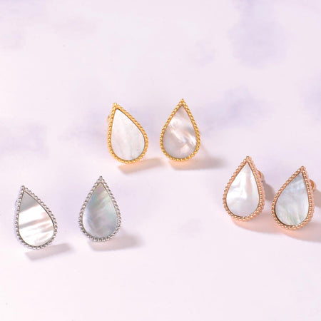 Pearl Drop / Earrings Silver