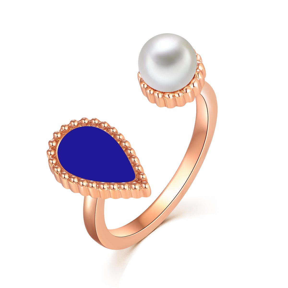Sapphire Drop / Ring Rose Gold