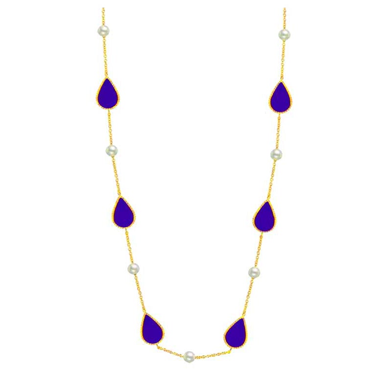 Sapphire Drop / Gold