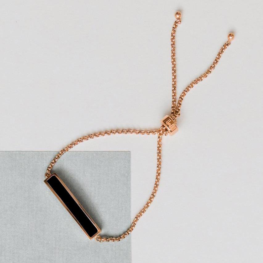 BLACK / Black Onyx Rose Gold - MINIMALIST