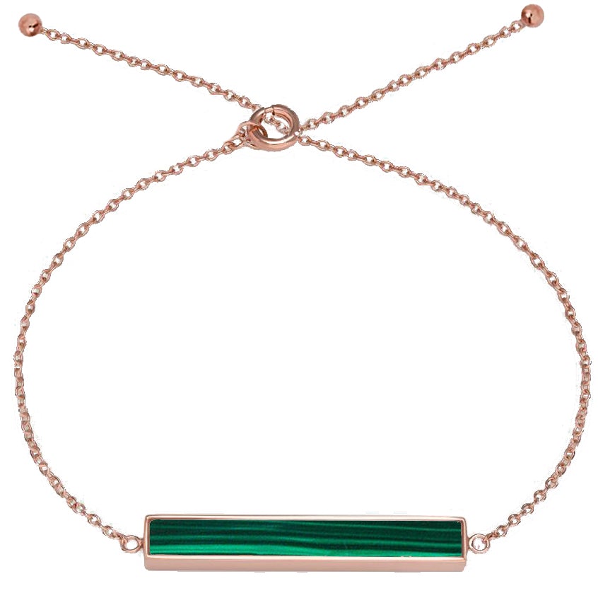 Zeina / Malachite Rose Gold - minimalistae