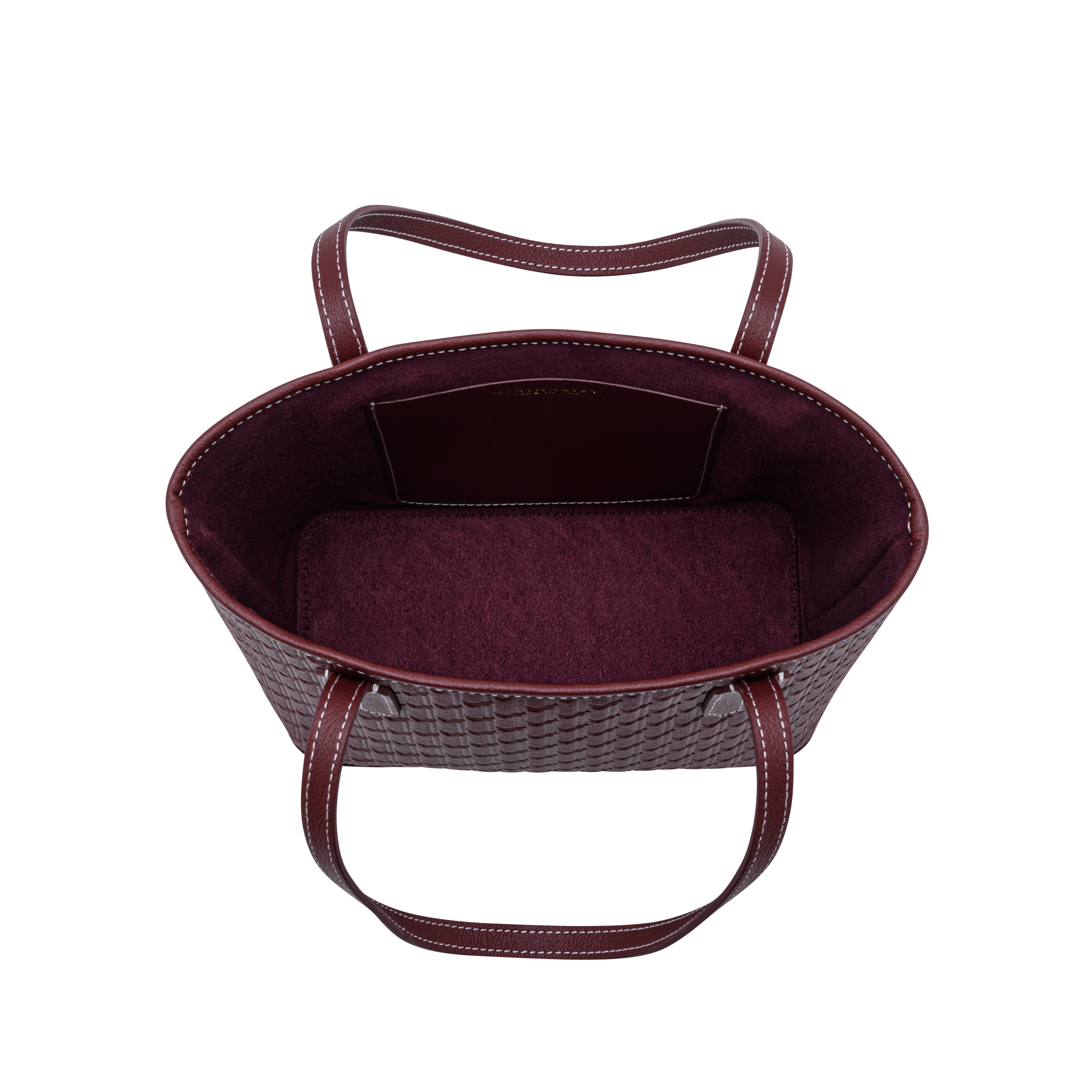 Mini Tote Bag / Burgundy