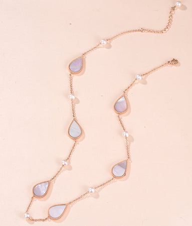 Drop / Necklace Rose Gold