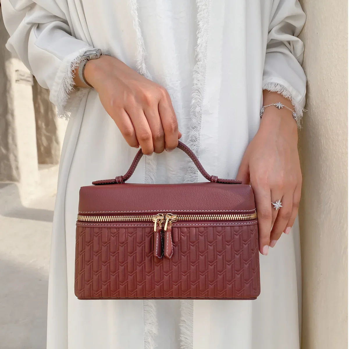 Maitha Handbag / Burgundy