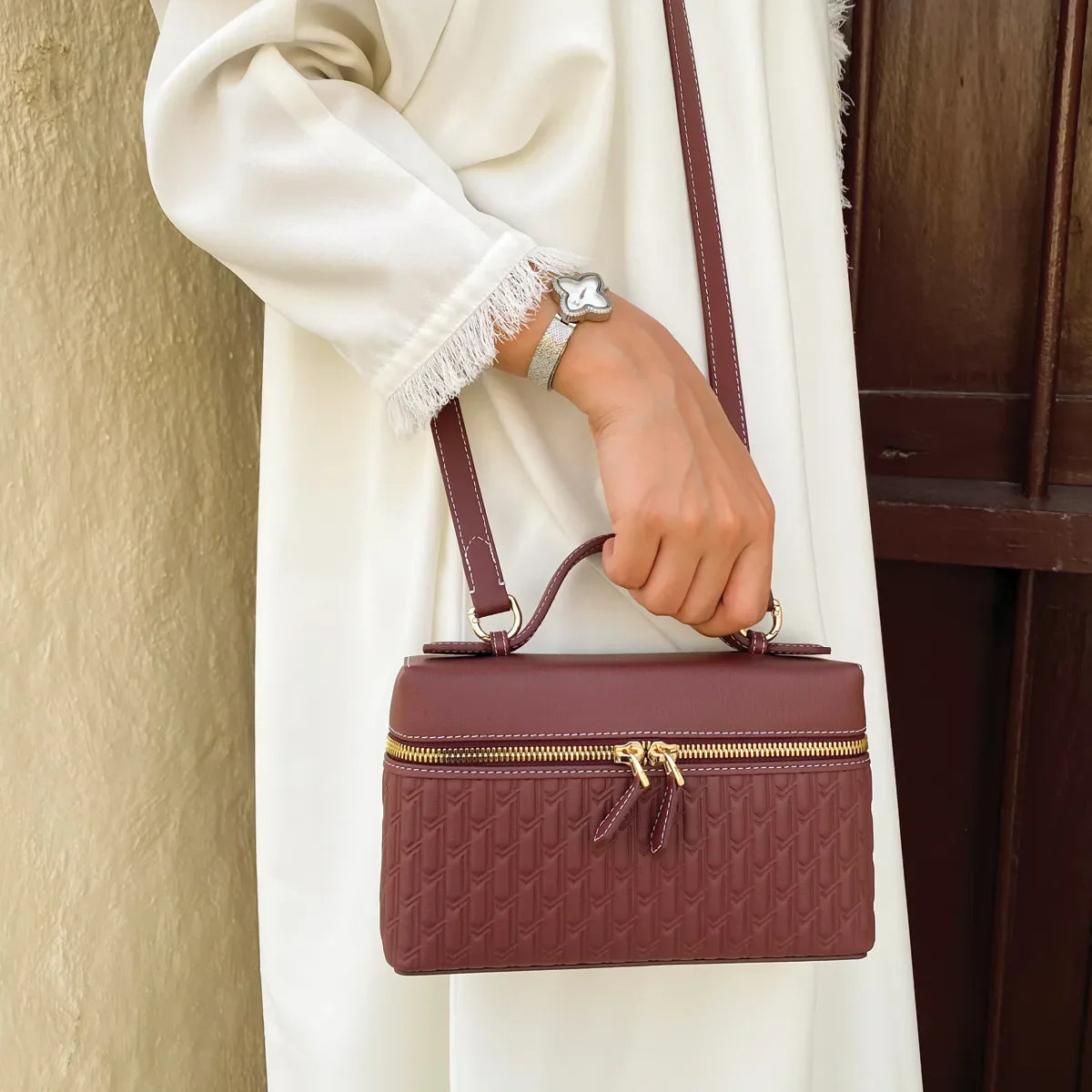 Maitha Handbag / Burgundy