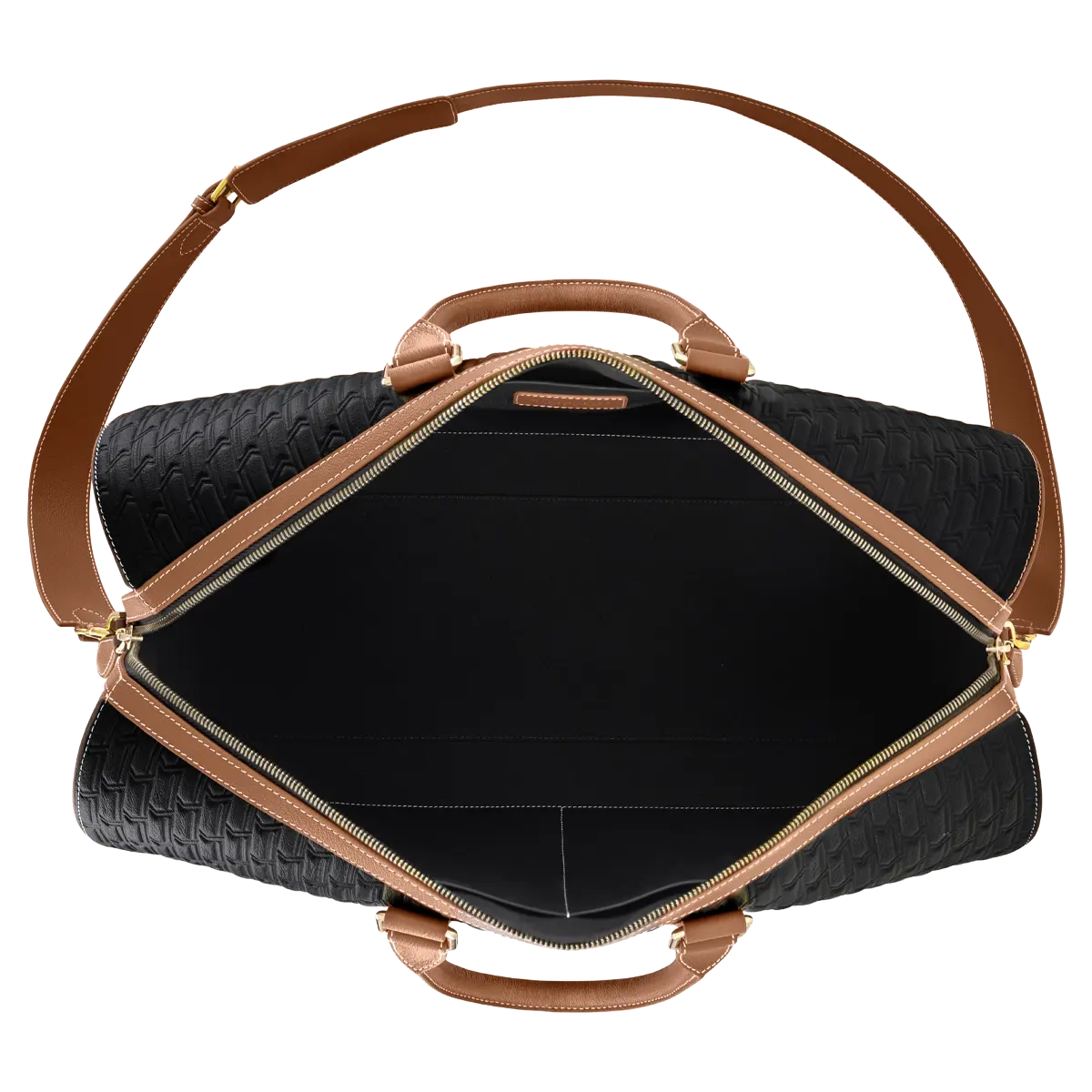 Duffle Bag / Black and Tan