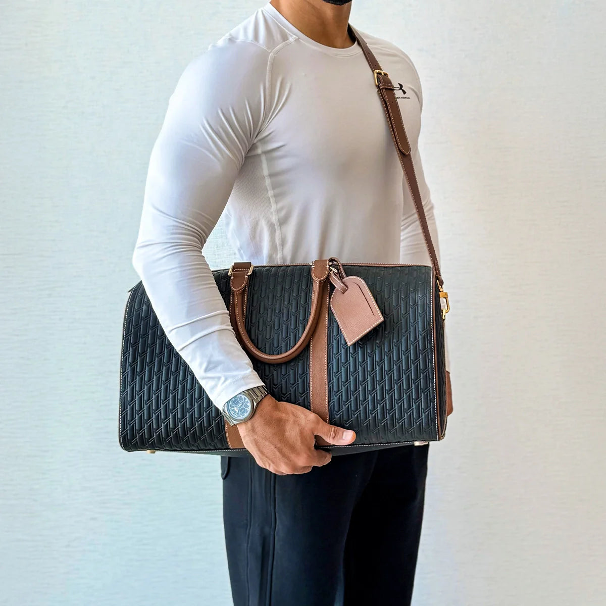 Duffle Bag / Black and Tan