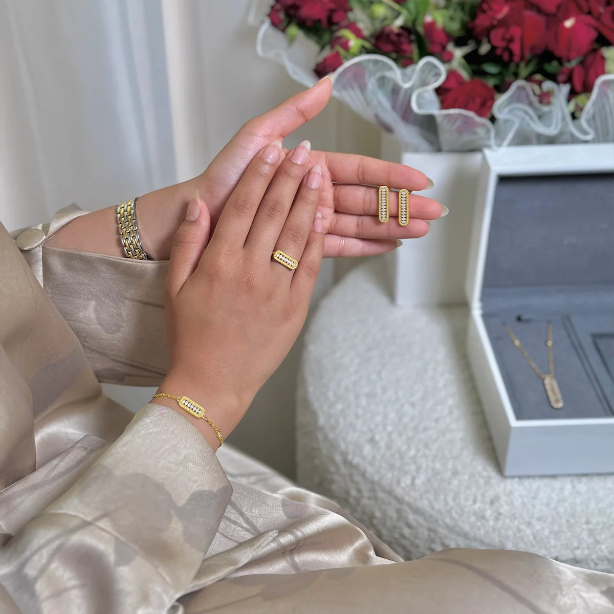 Fyne / Earrings Gold