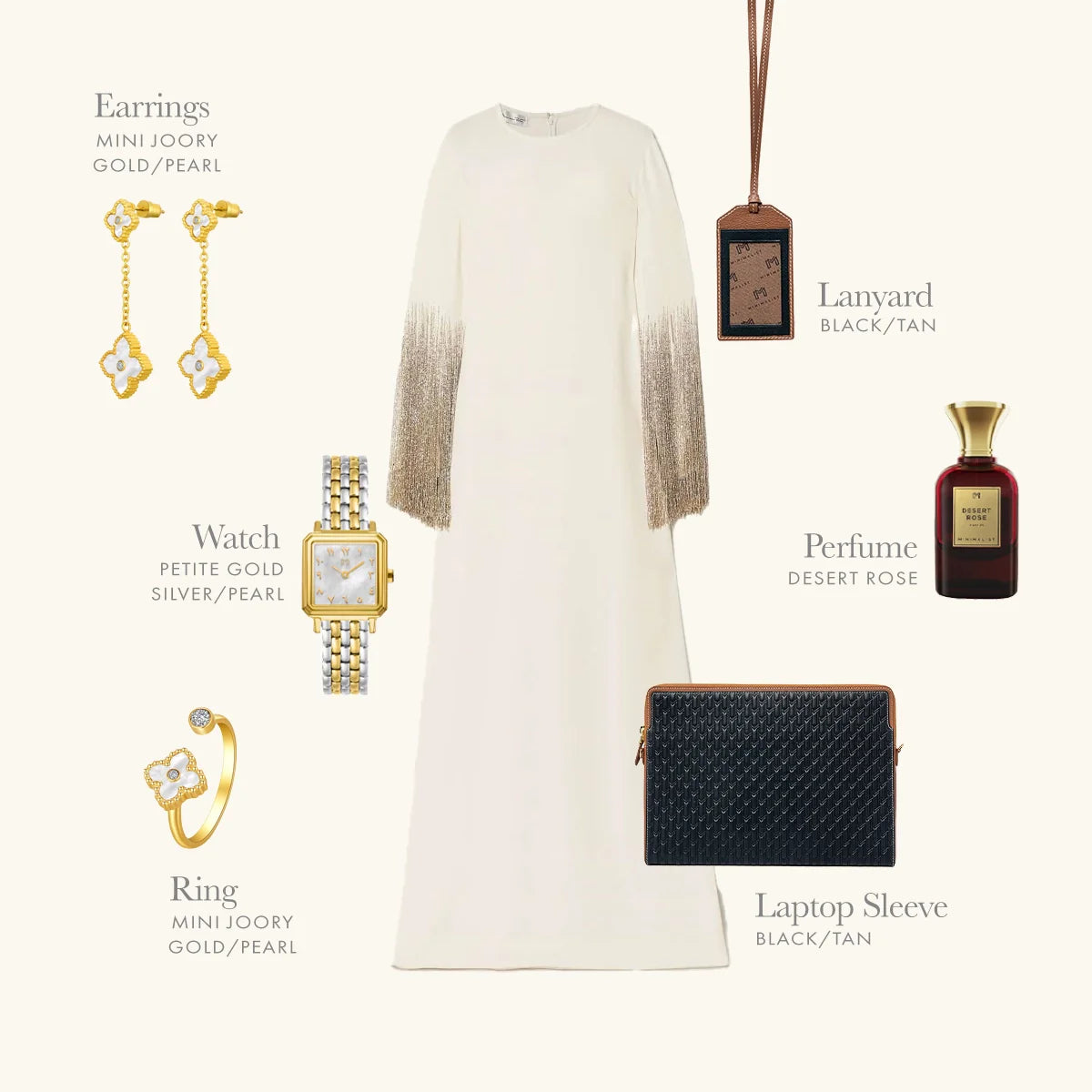 Lanyard / Black & Tan