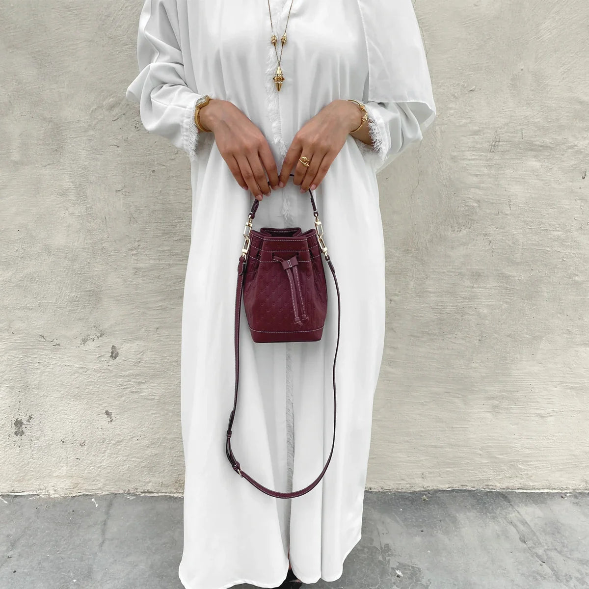 Sheikha Handbag / Burgundy