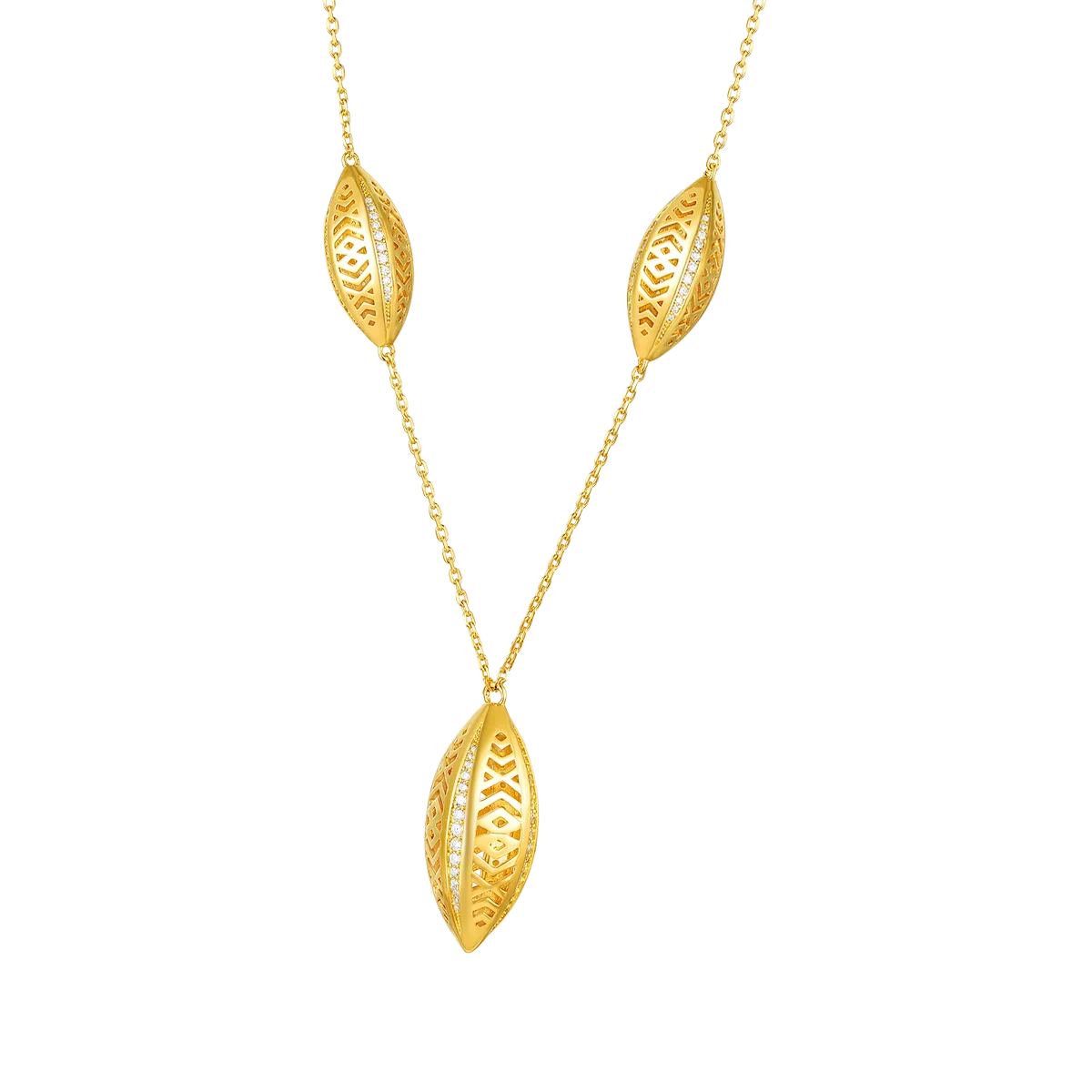 Leaf / Necklace Gold