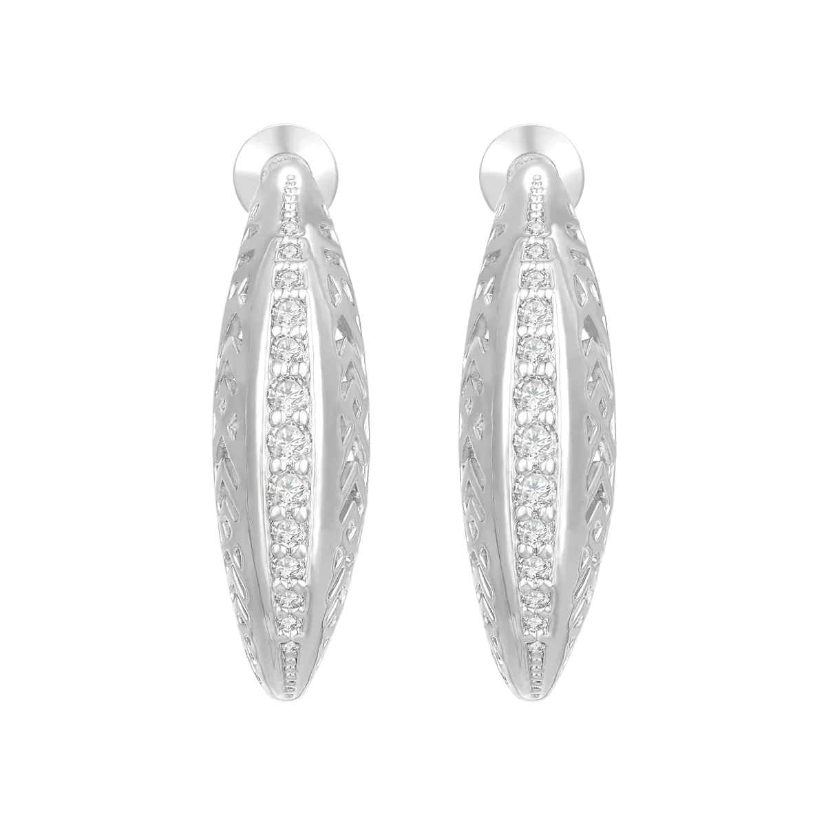 Leaf / Earrings Silver