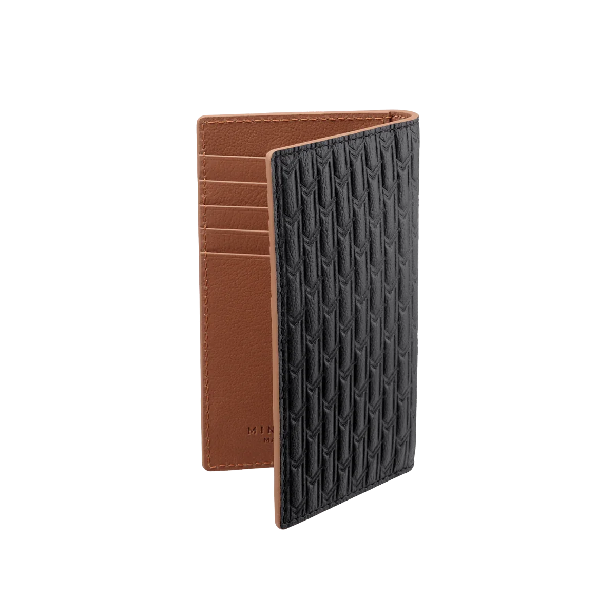 Camel Leather Black & Tan / Silver