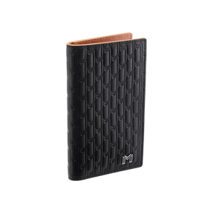 Camel Leather Black & Tan / Silver