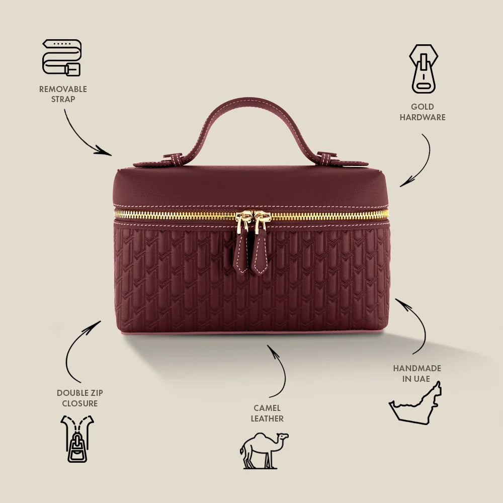 Maitha Handbag / Burgundy