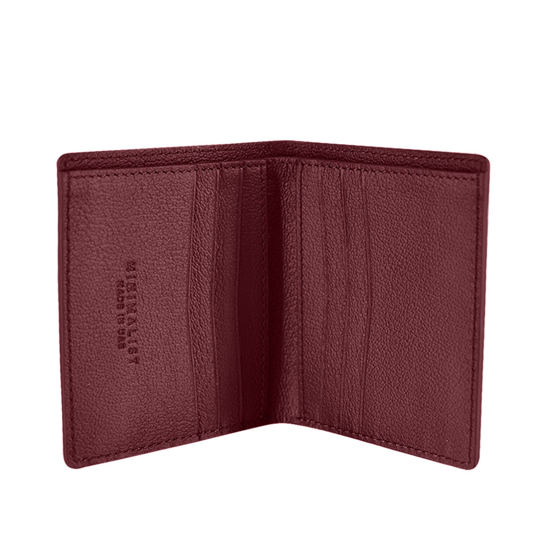 Burgundy Travel Tote / Mini tote / Long Wallet / Mini Wallet - Gift Set