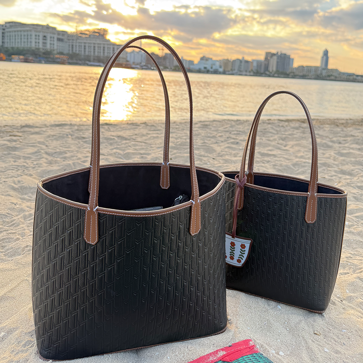 Travel Tote / Mini Tote / Long Wallet / Mini Wallet - Gift Set