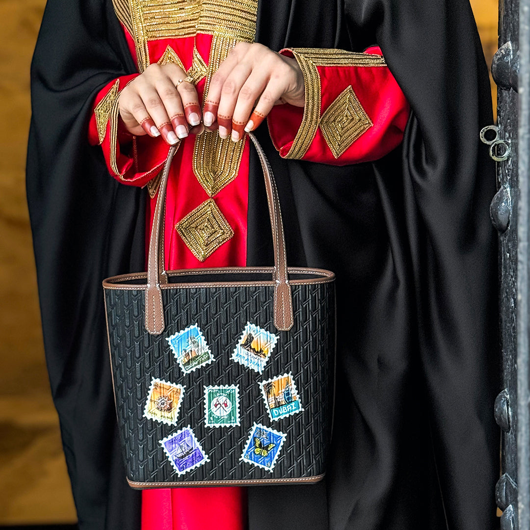 Mini Tote Stamps / Palm Tree