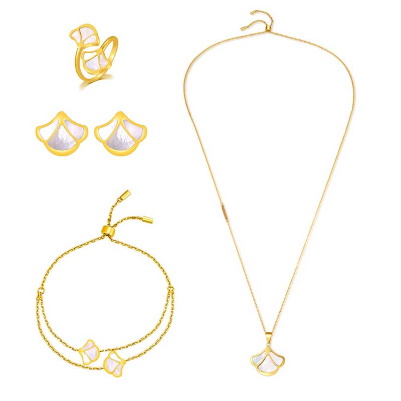 Sara / Tulip Pearl Gold Gift Box
