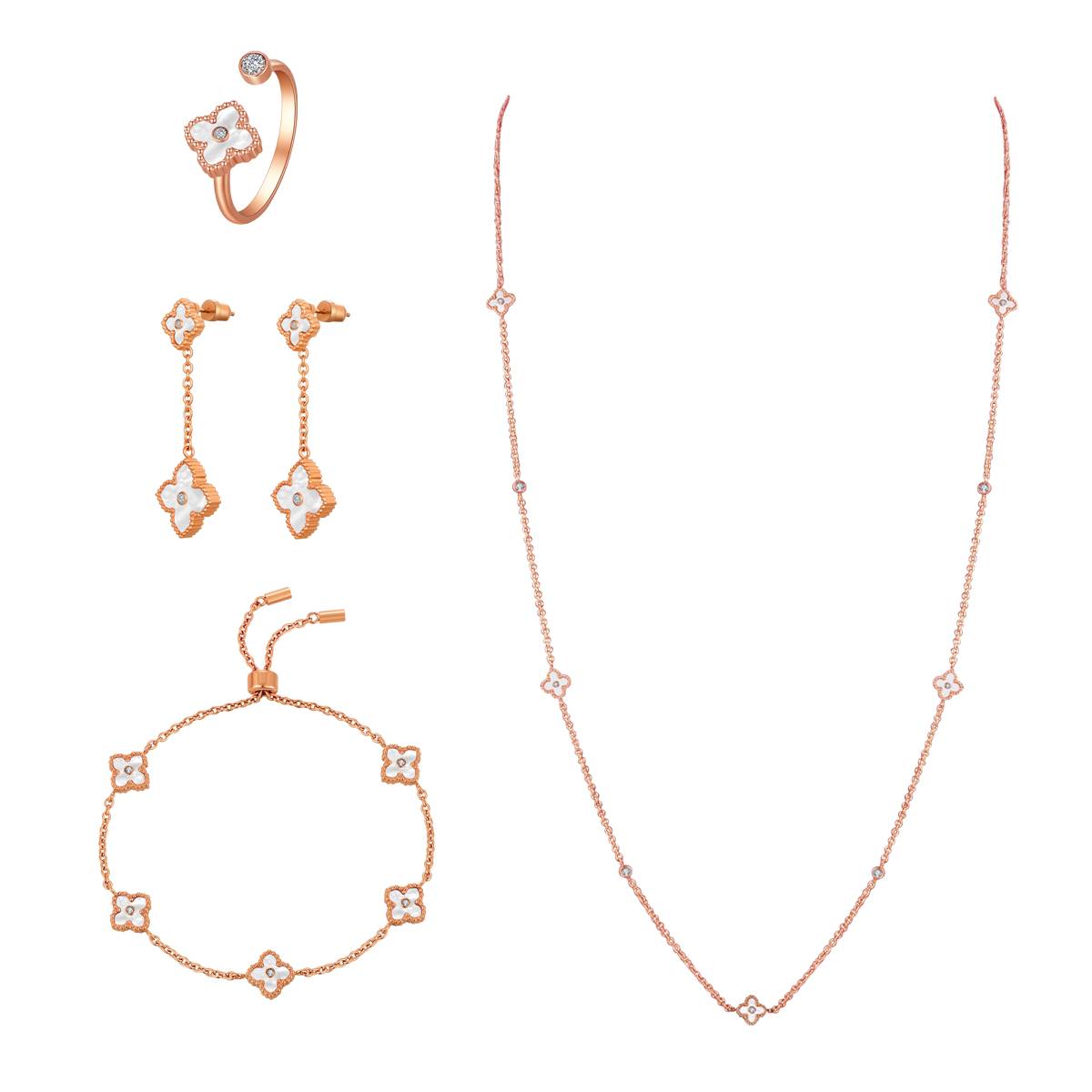 Amna / Mini Joory Pearl Rose Gold - Gift Set