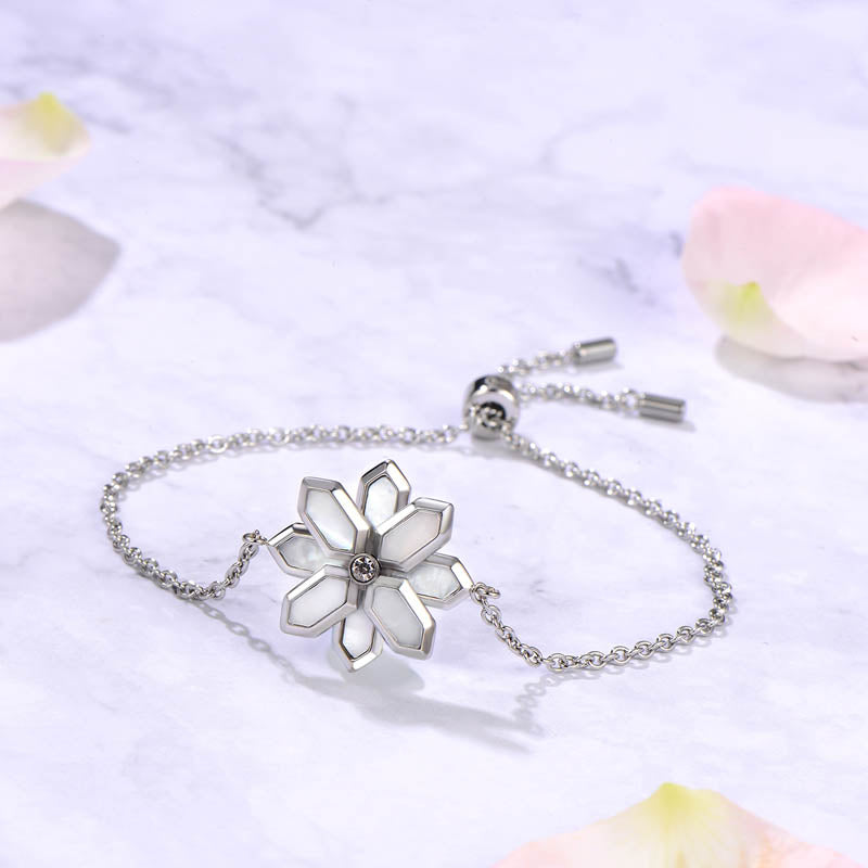 Lotus / Bracelet Pearl Silver