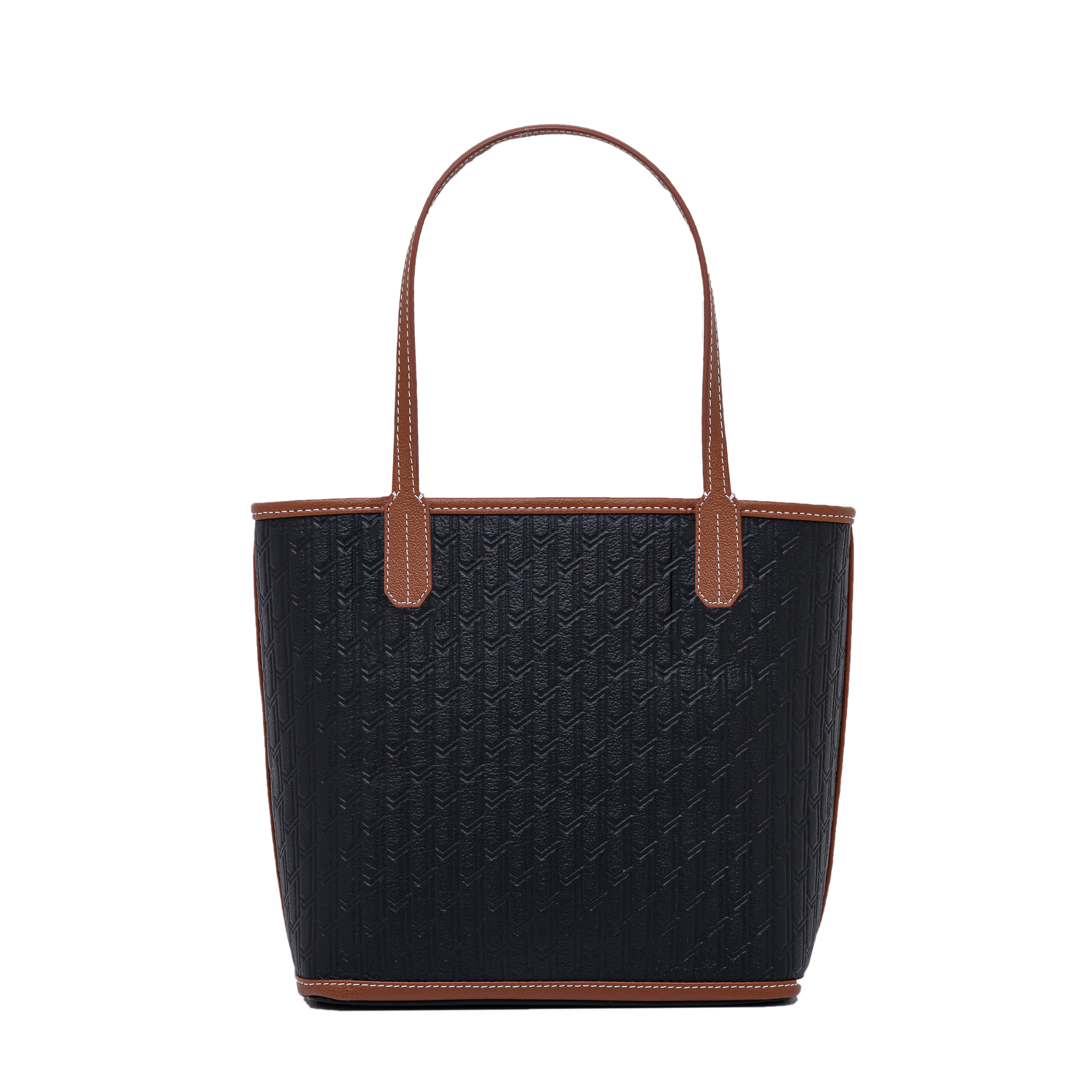 Mini Tote Bag Black / Tan