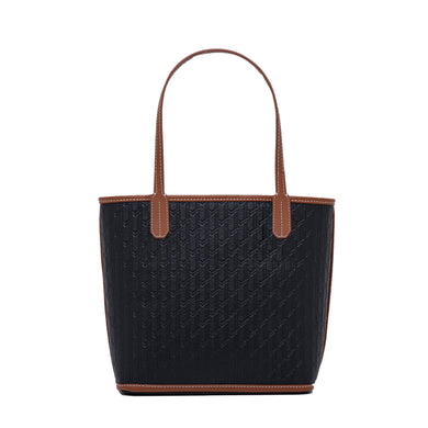 Mini Tote Bag Black / Tan