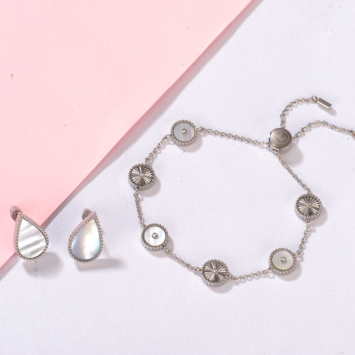 Kanz / Bracelet Pearl Silver