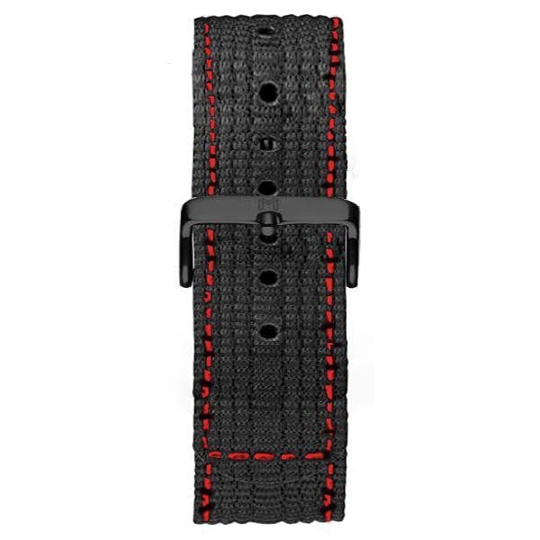 Chrono Strap / Black Red Nylon - MINIMALIST