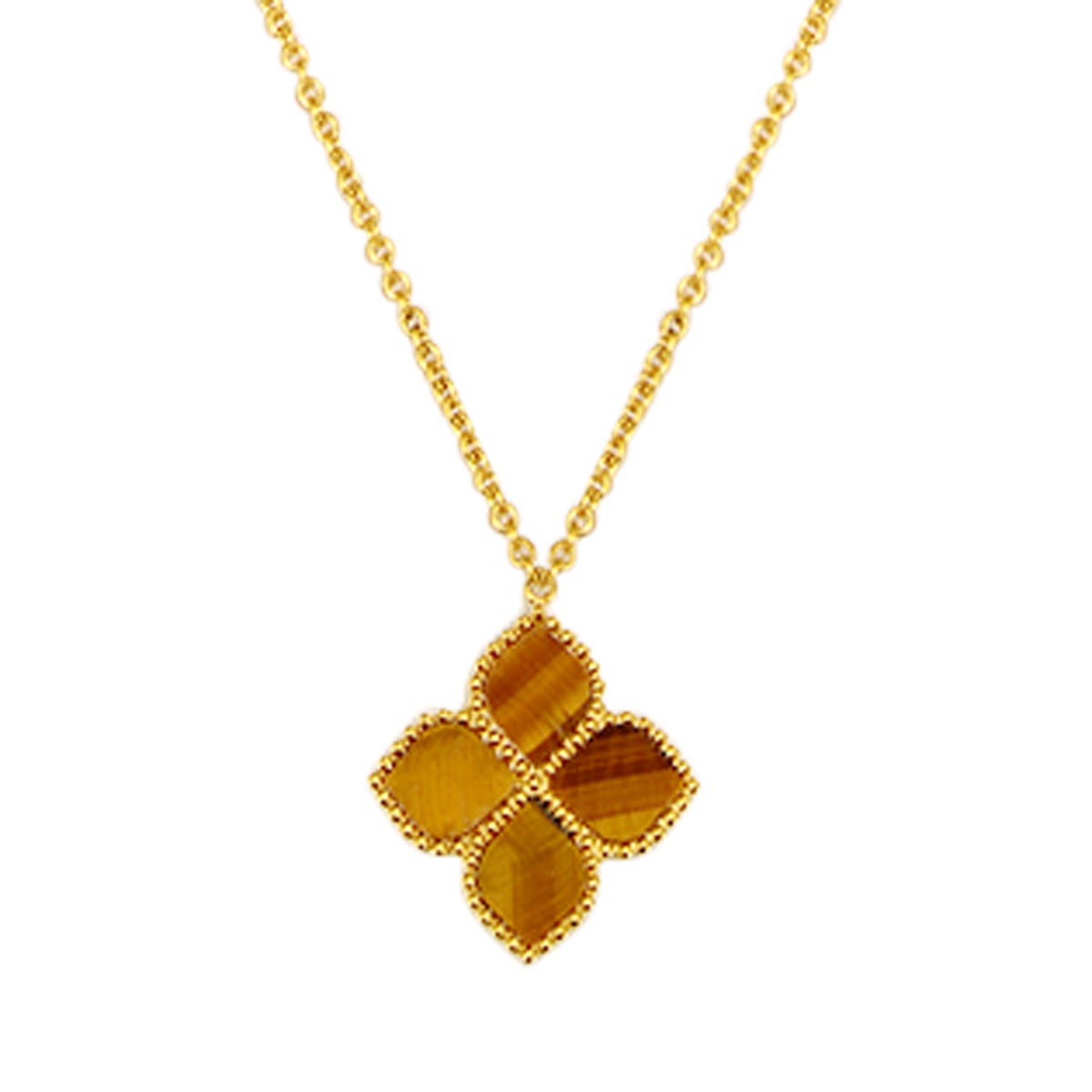 Joory / Necklace Tiger Eye Gold