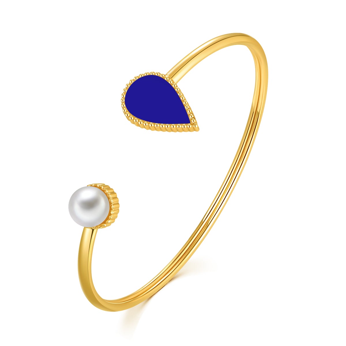 Sapphire Drop / Bangle Gold
