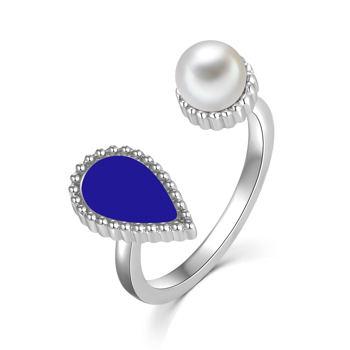 Sapphire Drop / Ring Silver